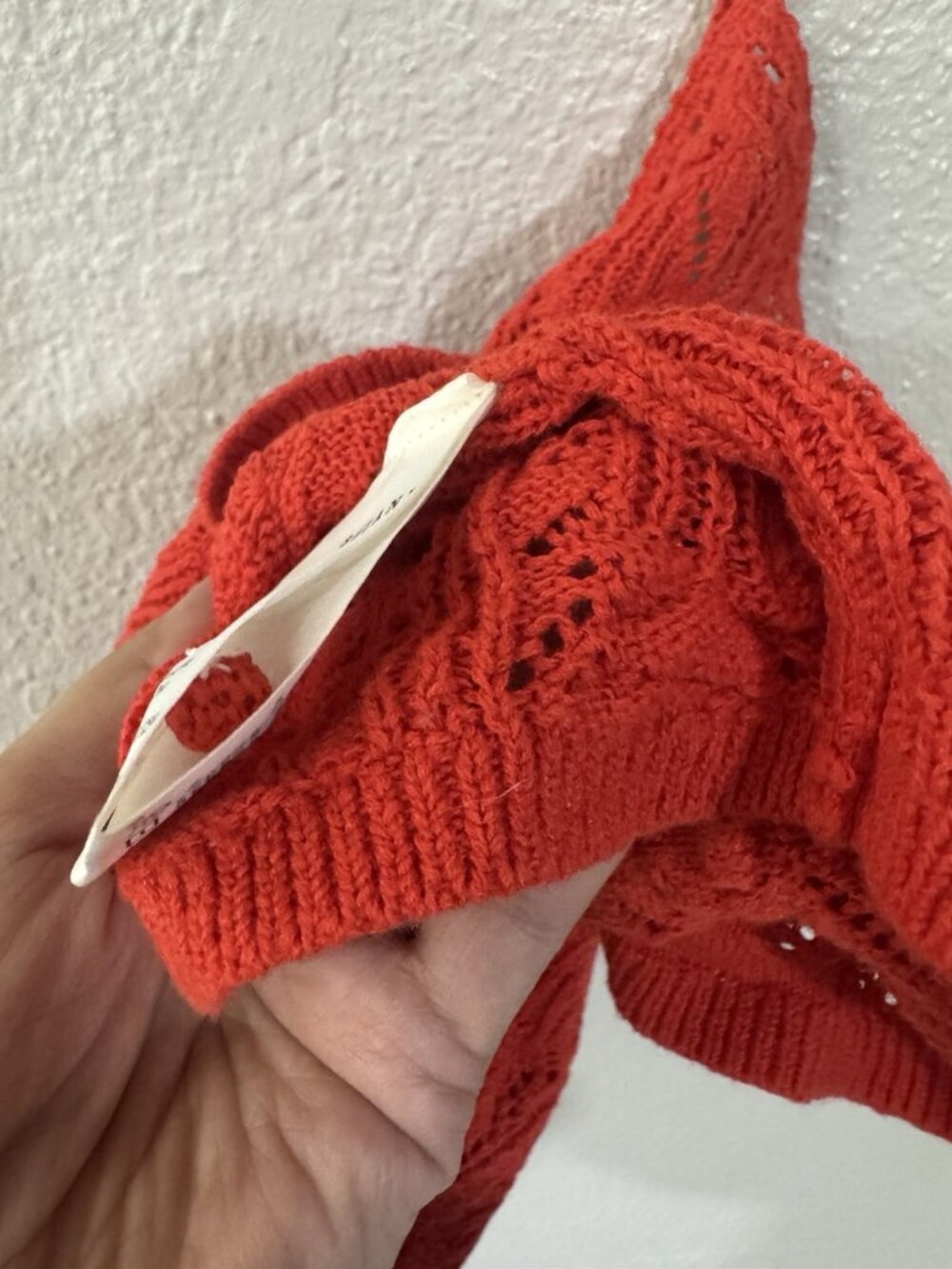 Sézane Francisco Knit Tank Top Red Medium - Picture 8 of 9